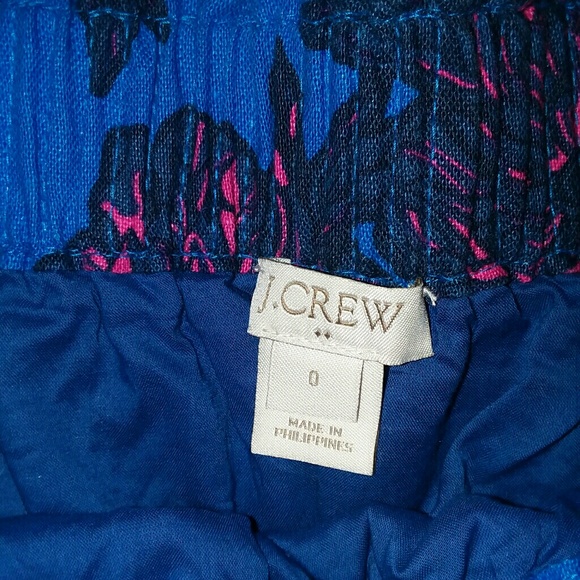 J Crew blue and pink floral size 0 skirt - Picture 2 of 4